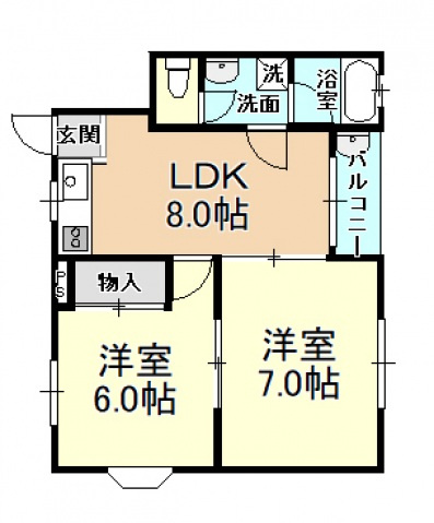 【間取り】 | 泉ハイツ