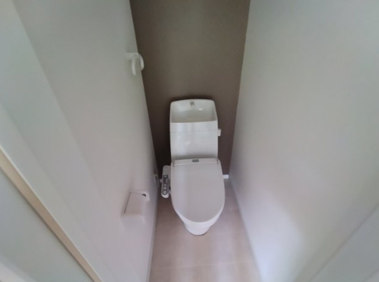 神戸市長田区収益アパート　KARIN新長田アネックスのトイレ