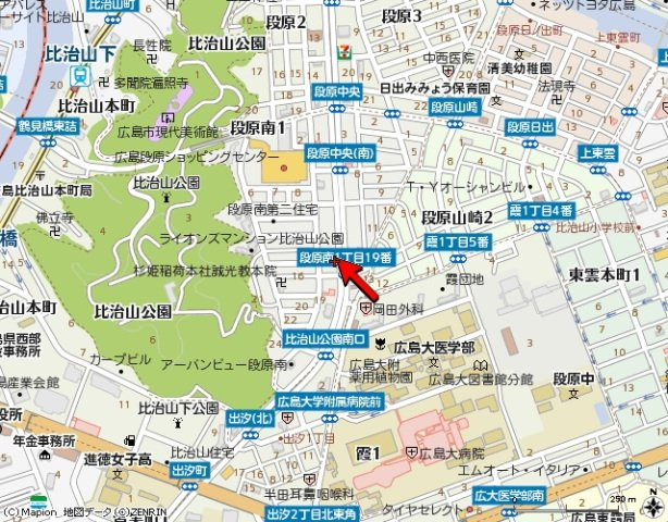 マルベニ段原南の地図