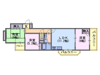 【間取り】 | グリーンパークコート