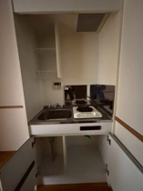 コンパクトなキッチンで掃除もラクラク