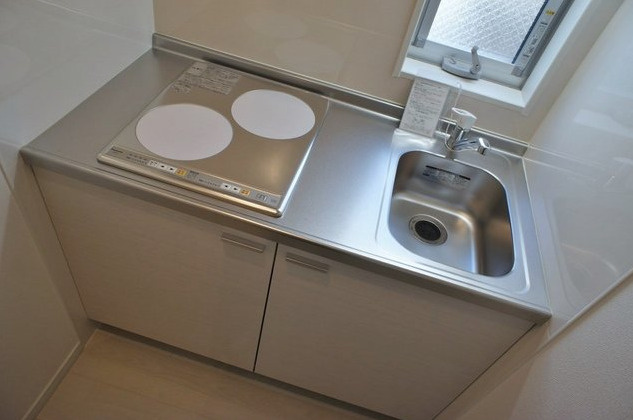 神戸市長田区収益アパート　KARIN新長田フロントのキッチン