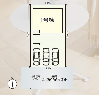 【区画図】 | クレイドルガーデン石巻市湊東第3