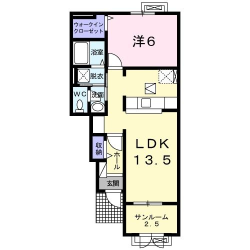 メゾン　ド　ディアスの間取り