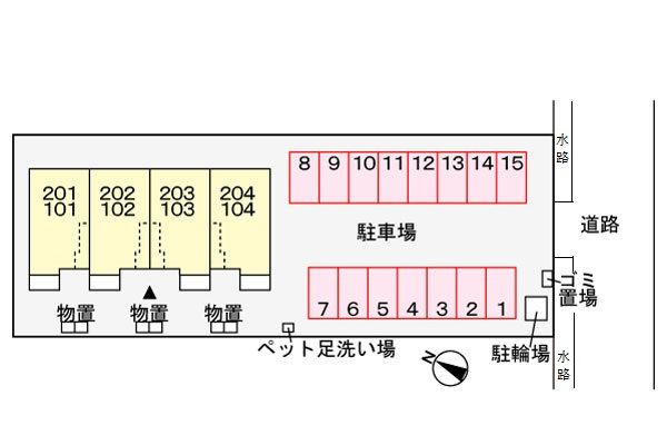 メゾン　ド　ディアスの駐車場