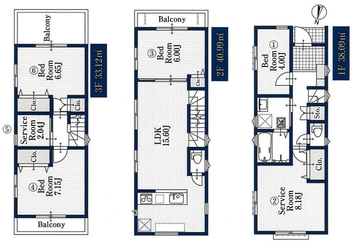 JR南武線「小田栄」新築戸建の画像