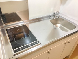 手前IH 奥ラジエントヒーター