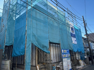 【外観】 | 保土ヶ谷区狩場町　新築分譲住宅　全２棟　今回販売２棟　１号棟 | 現地（1月25日撮影）