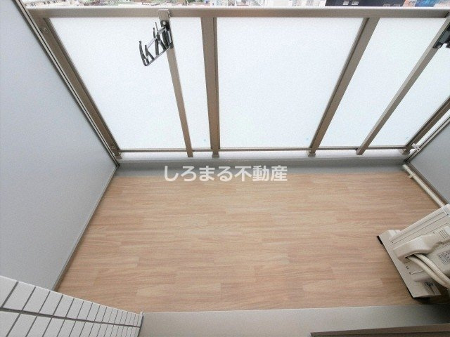 プレサンスOSAKA DOMECITYスクエアのバルコニー