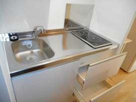 使いやすいワイドキッチン