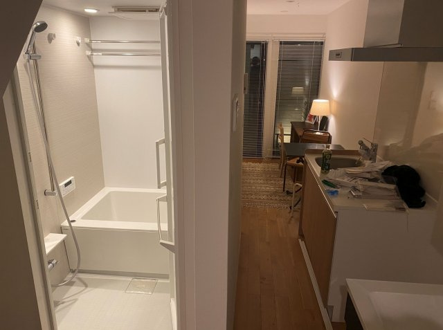 落ち着いた空間のお風呂です