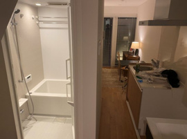 落ち着いた空間のお風呂です