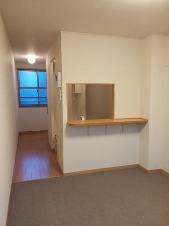 カウンターキッチンになってます