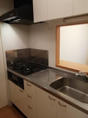 ガスコンロのキッチンです