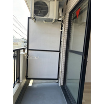 外からの目が気にならないバルコニーで洗濯物が干せます