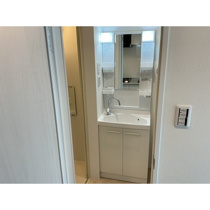 忙しい朝には欠かせない洗面所です