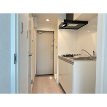 落ち着いた玄関です