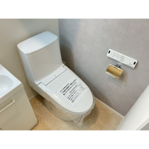 ゆったりとした空間のトイレです