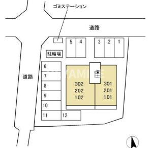 ルミエール界の区画図