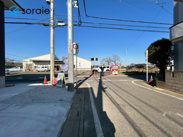 所沢市中富南3期　新築戸建の前面道路含む現地写真|1月16日撮影