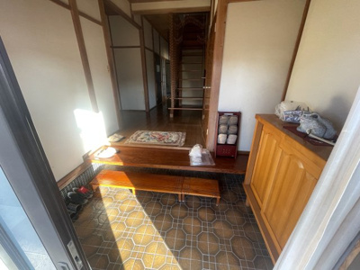 【玄関】 | 桜川市岩瀬7DK中古住宅