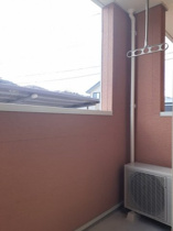 陽当たり良好なバルコニーです