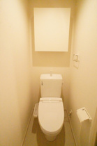 ゆったりとした空間のトイレです