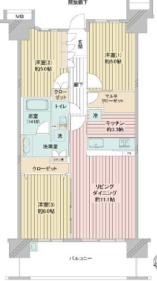 スターコート豊洲の間取り
