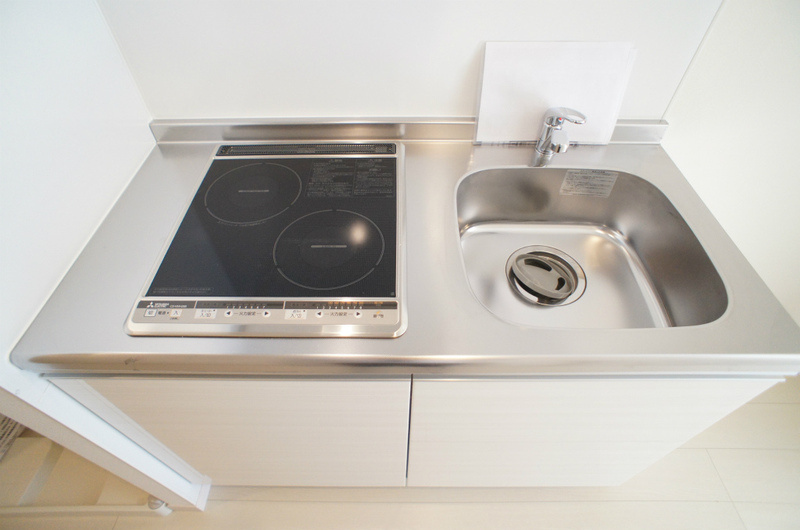 コンパクトなキッチンで掃除もラクラク