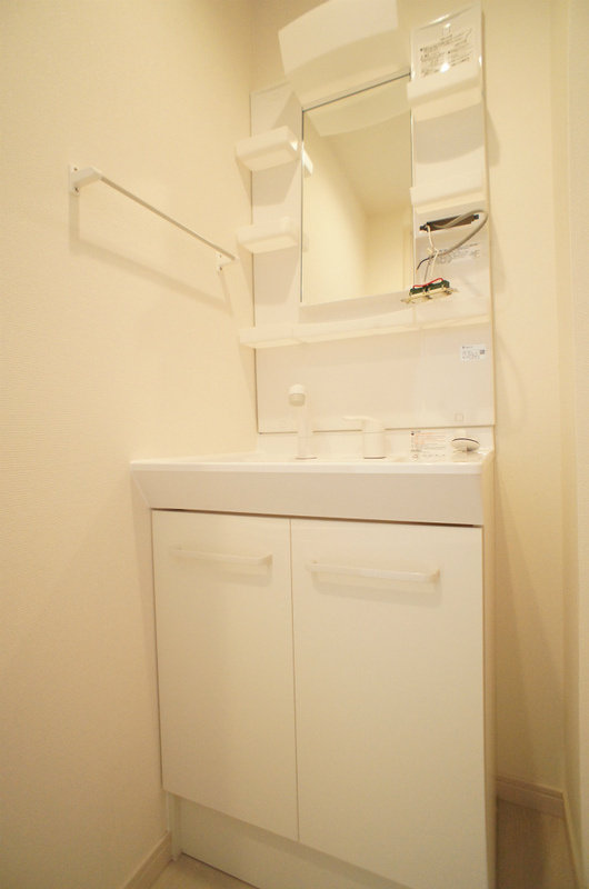 スペースが確保できる洗面所です