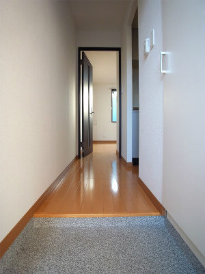 ゆったりとした玄関です