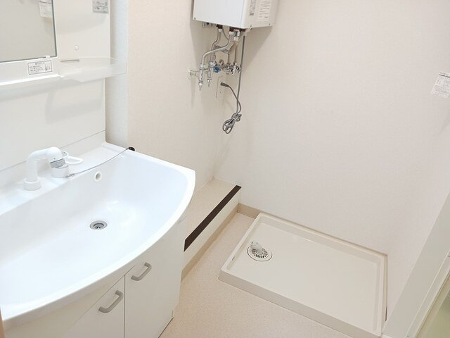 プラシードの洗面所|スペースが確保できる洗面所です