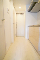 明るい玄関です