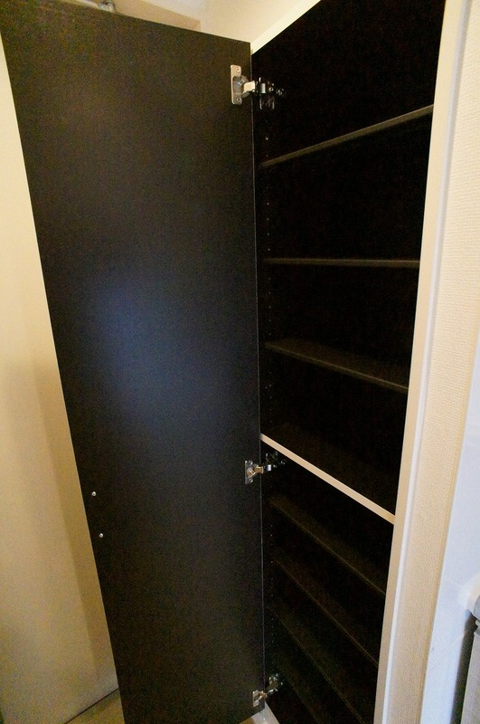 ちょっとした収納スペースも充実しています