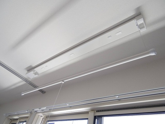 ゼピュロスみどりの E棟の設備|室内物干し（雨の日などに重宝します）