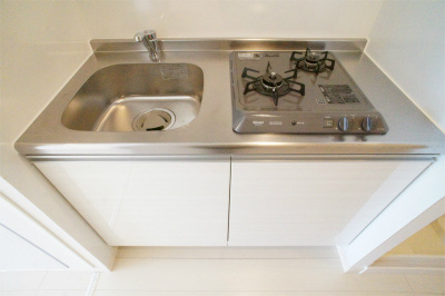 コンパクトなキッチンで掃除もラクラク