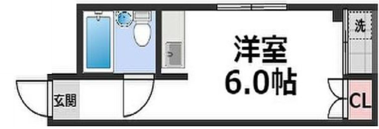 西成区山王一棟収益マンションの間取り