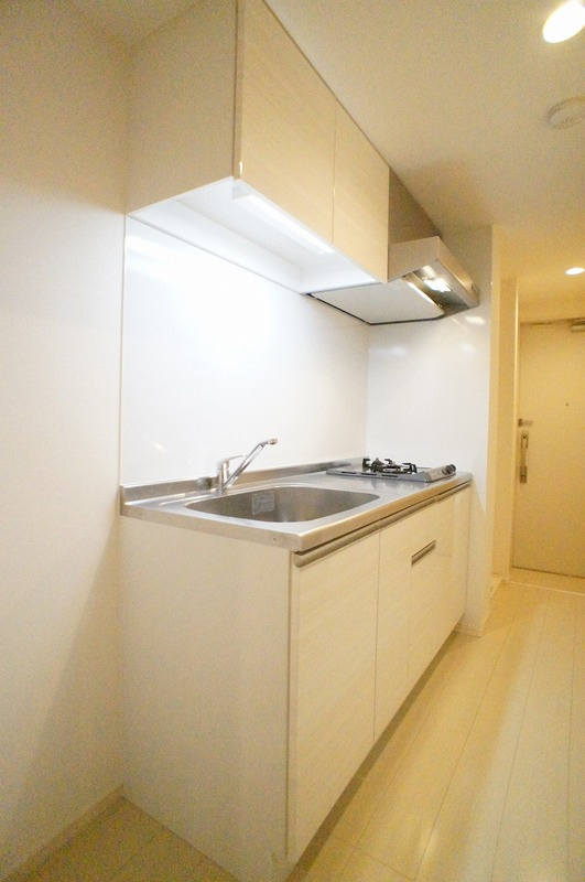 コンパクトなキッチンで掃除もラクラク