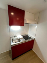 コンパクトなキッチンで掃除もラクラク