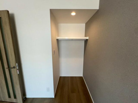 ちょっとした収納スペースも充実しています