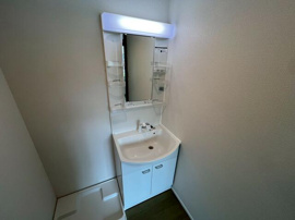 忙しい朝には欠かせない洗面所です