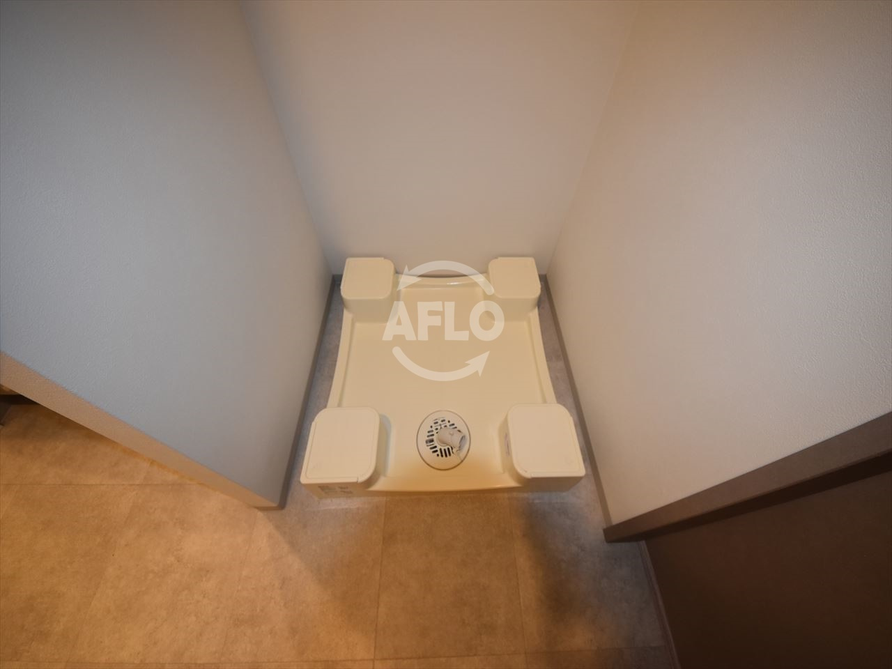 ラシュレ北浜の設備|ラシュレ北浜　洗濯機置き場