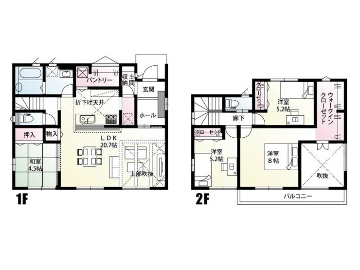 小山市田間　新築戸建12の間取り