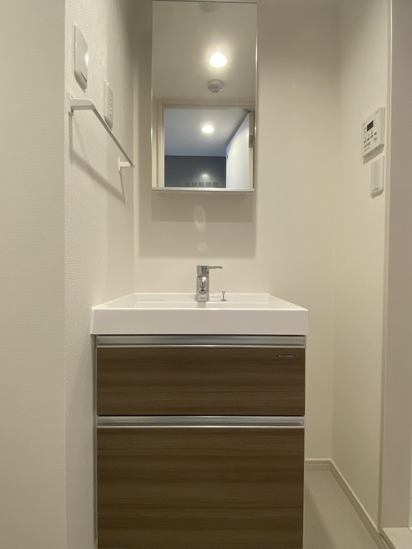 コンパクトで使いやすい洗面所