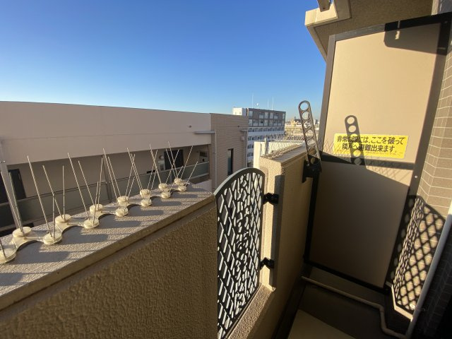 開放的で明るい空間を演出してくれるバルコニーです