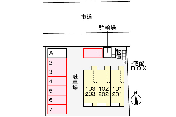 【新築】アーバンコート長橋町の区画図