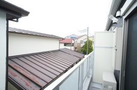 広々としたバルコニーです