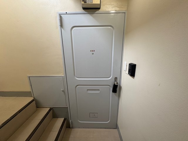 明るい玄関です