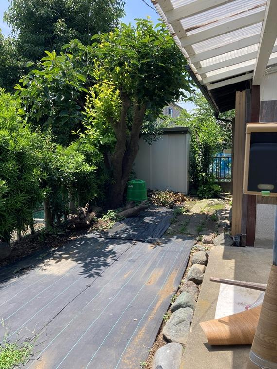 お庭でゆったりと過ごせます