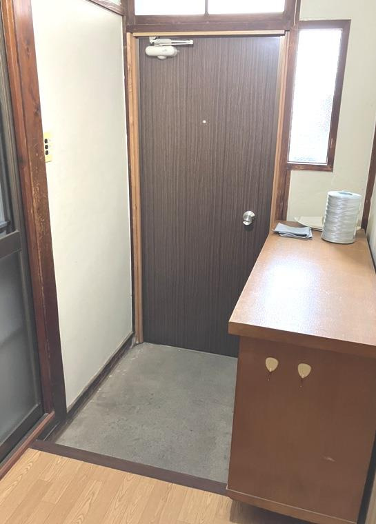シンプルで使いやすい玄関です